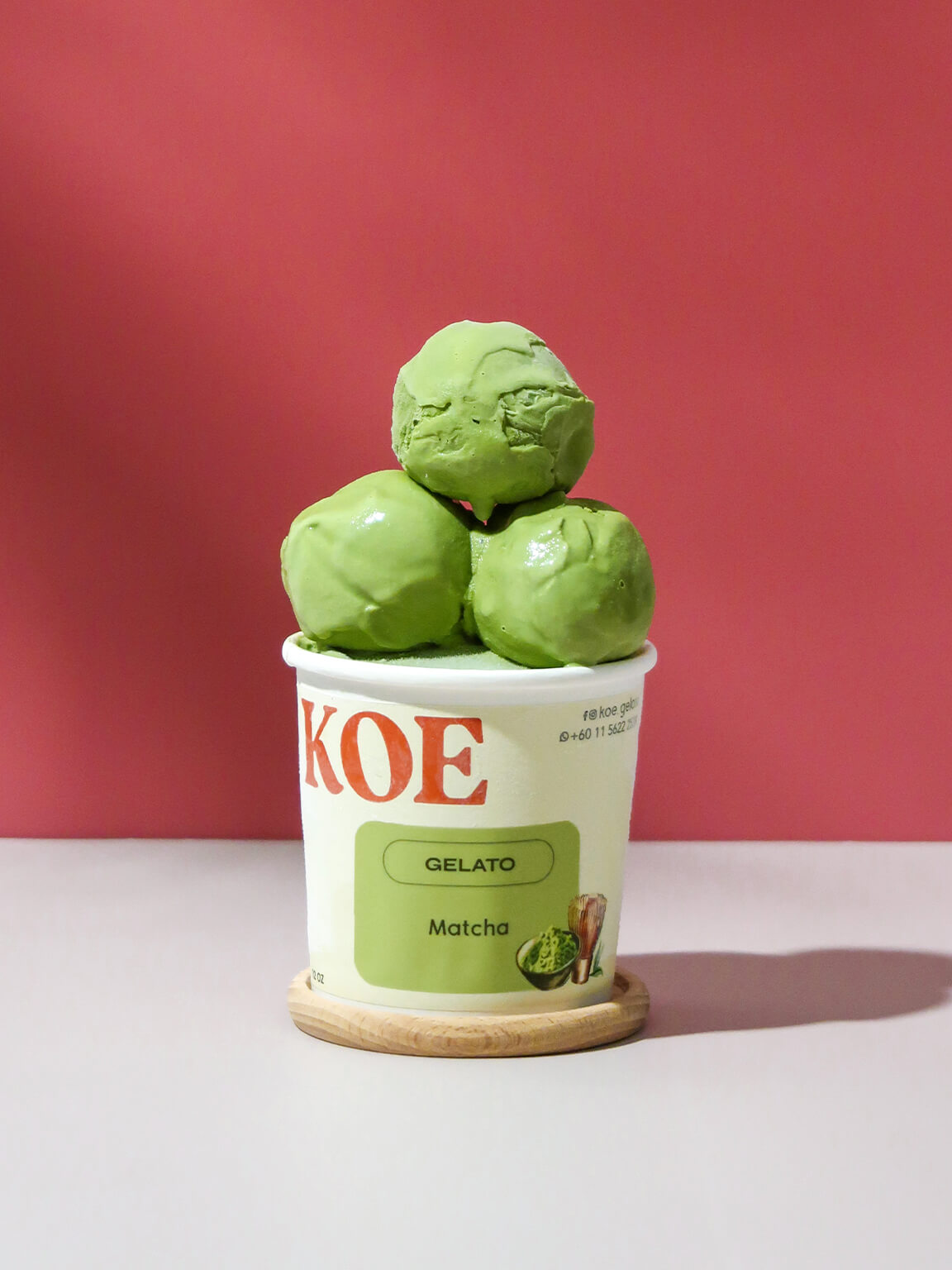 Green tea ice cream