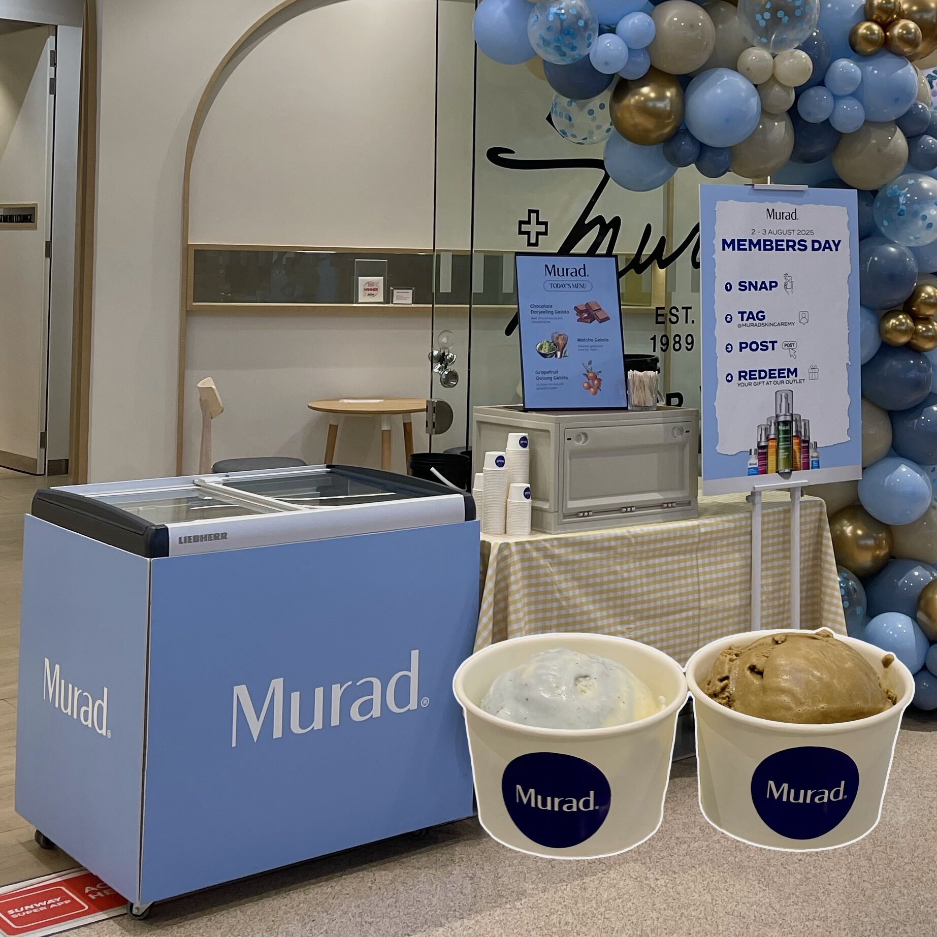 Custom corporate gelato