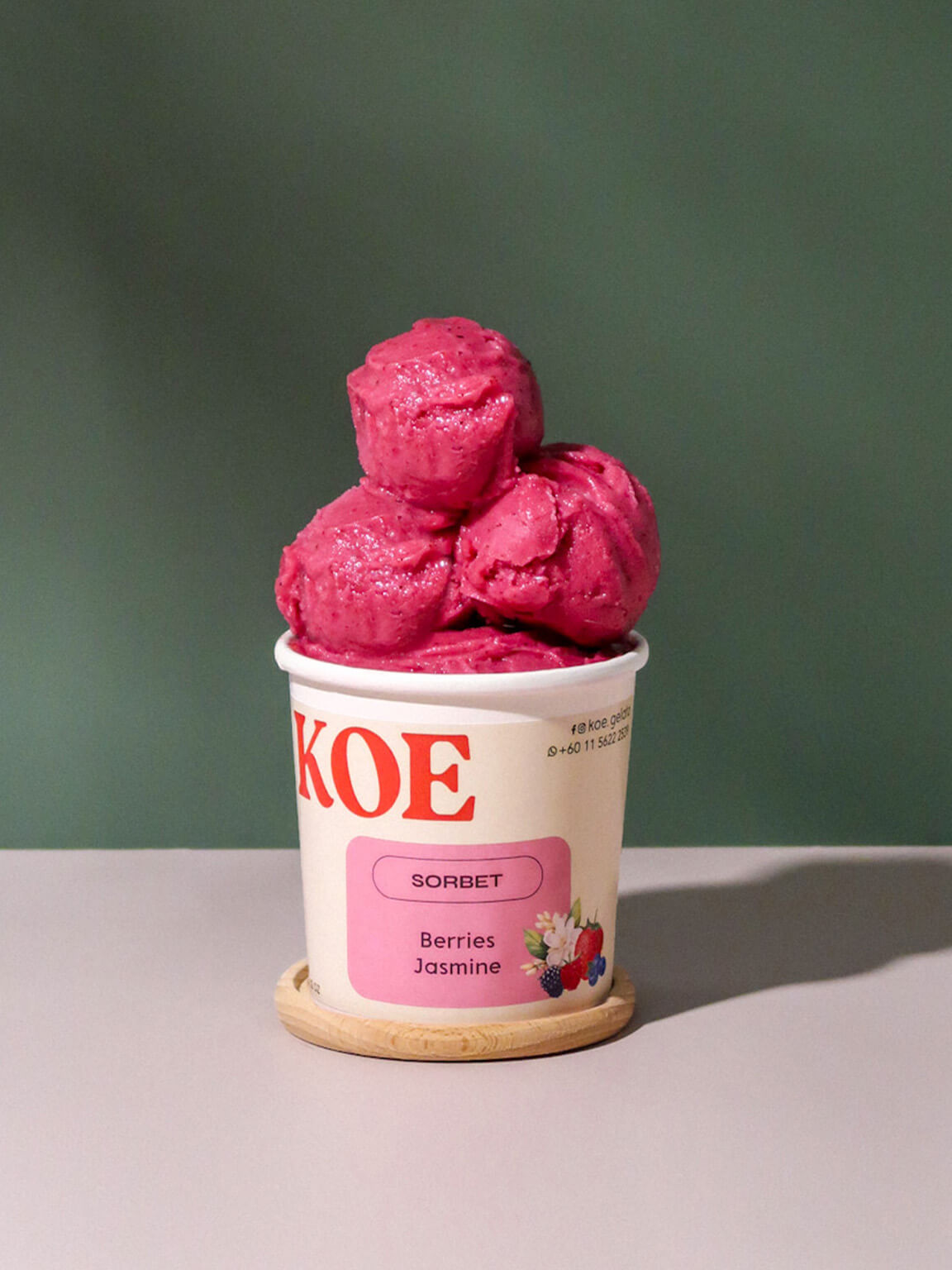 Berries Jasmine Sorbet